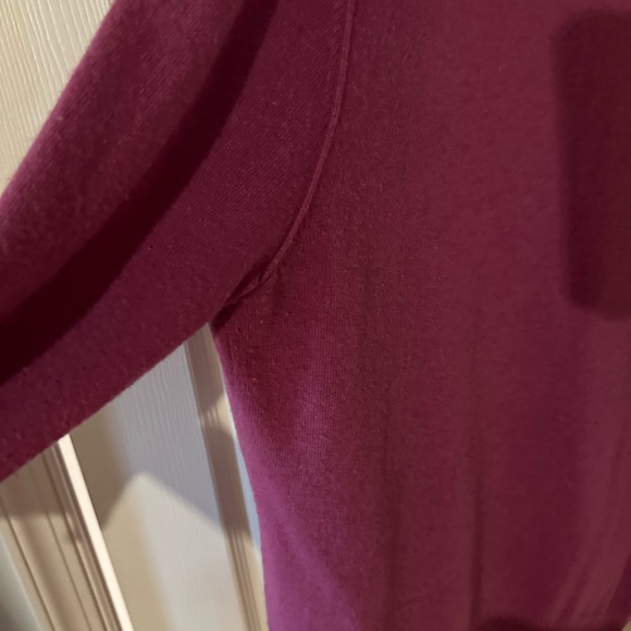 Banana Republic Wool–Cashmere Blend Cardigan – Size XL – Fuchsia/Purple - Picture 7 of 7